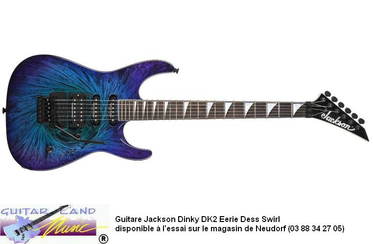 Guitare Jackson Dinky DK2 Eerie Dess Swirl